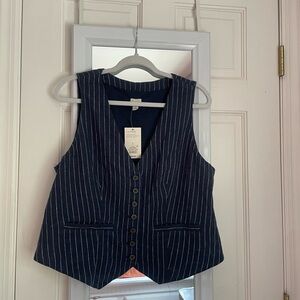 Target Navy Striped Vest